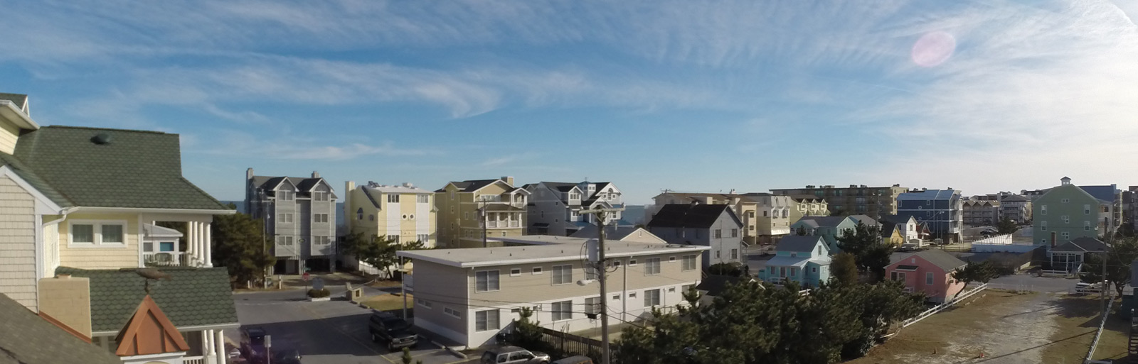 The view from 1 of 3 balconies